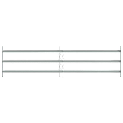 Grate per Finestre Regolabili 3 Barre Trasversali 1000-1500 mm