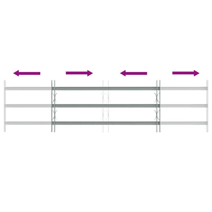 Grate per Finestre Regolabili 3 Barre Trasversali 1000-1500 mm