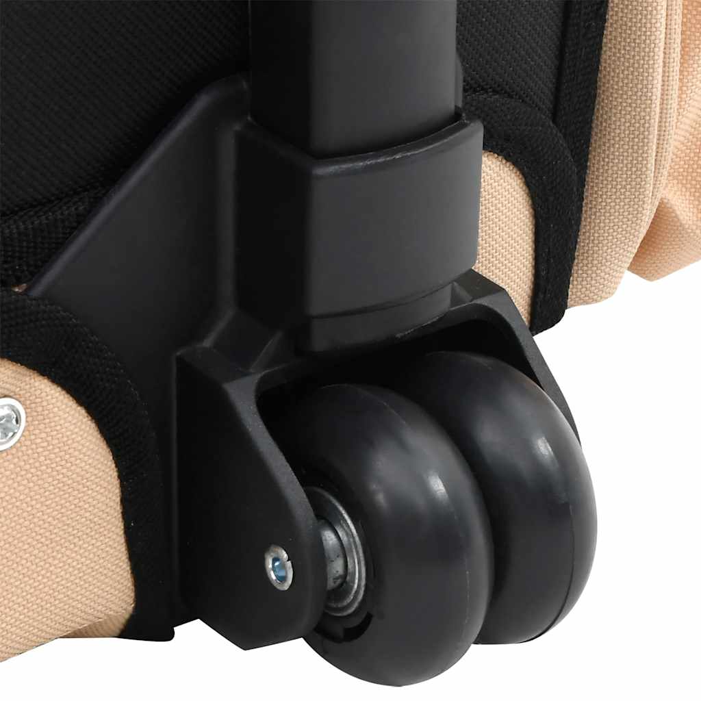 Trolley Trasportino per Animali Pieghevole Multifunzione Beige - homemem39