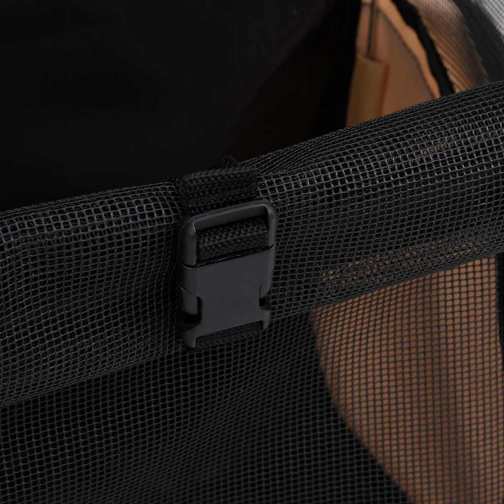 Trolley Trasportino per Animali Pieghevole Multifunzione Beige - homemem39