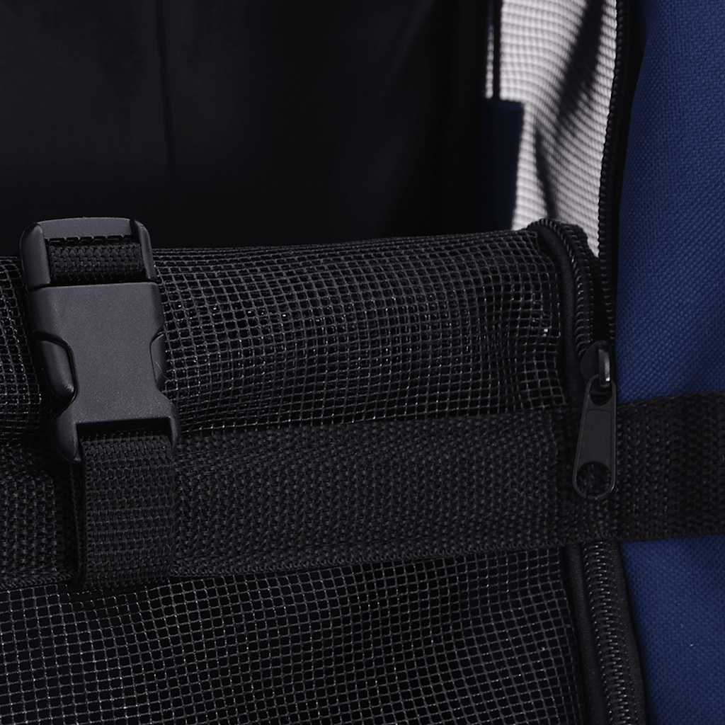 Trolley Trasportino per Animali Pieghevole Multifunzione Blu - homemem39