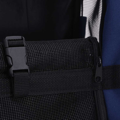 Trolley Trasportino per Animali Pieghevole Multifunzione Blu - homemem39