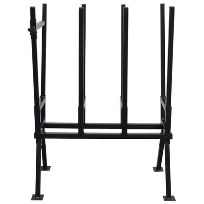 Cavalletto Verniciato a Polvere Nero per Segare Legno | homemem39
