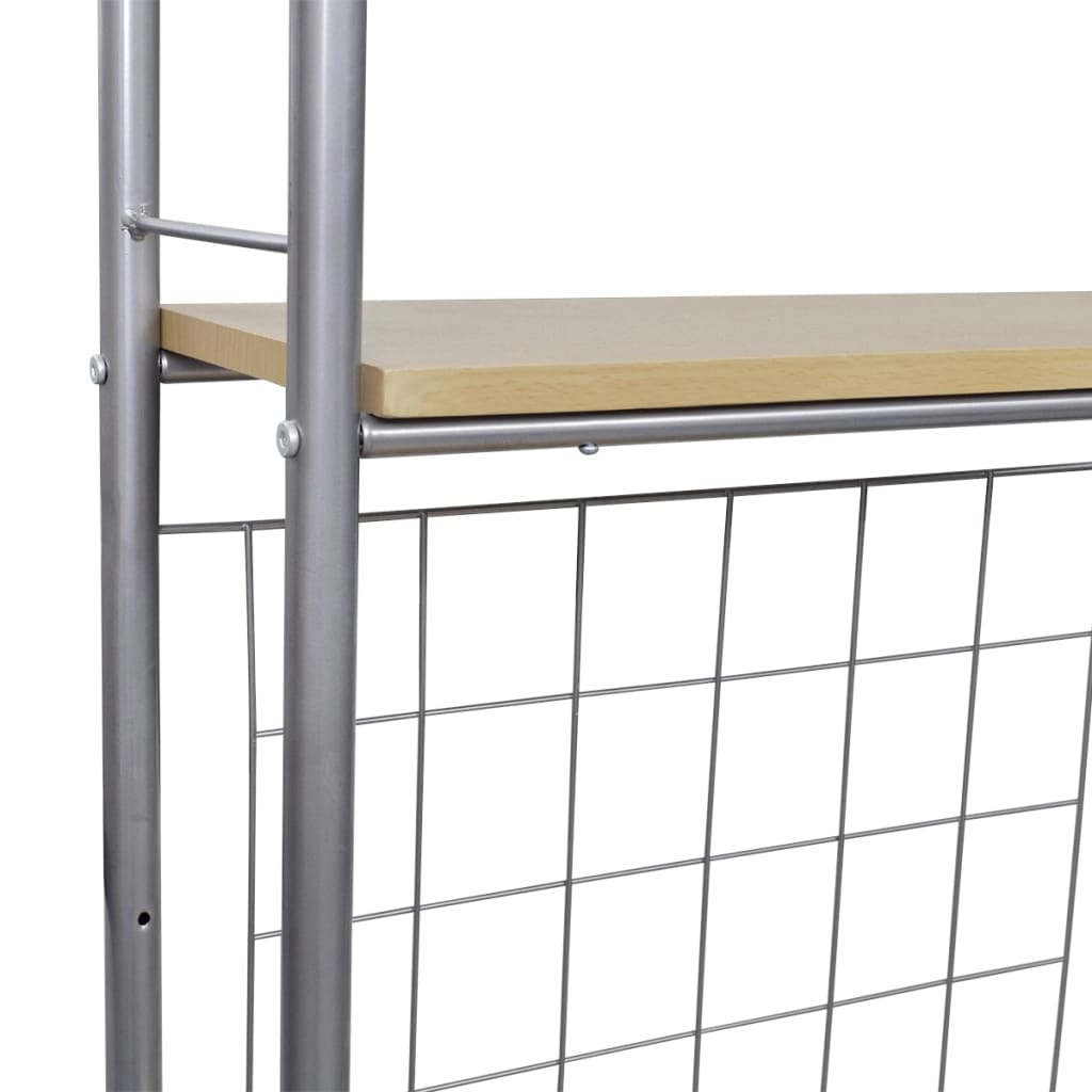 Set da Bar Pieghevole per Colazione con 2 Sgabelli - homemem39