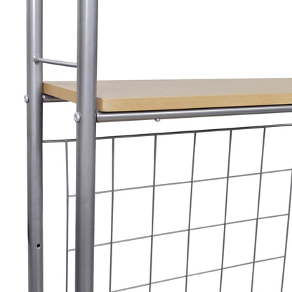 Set da Bar Pieghevole per Colazione con 2 Sgabelli - homemem39