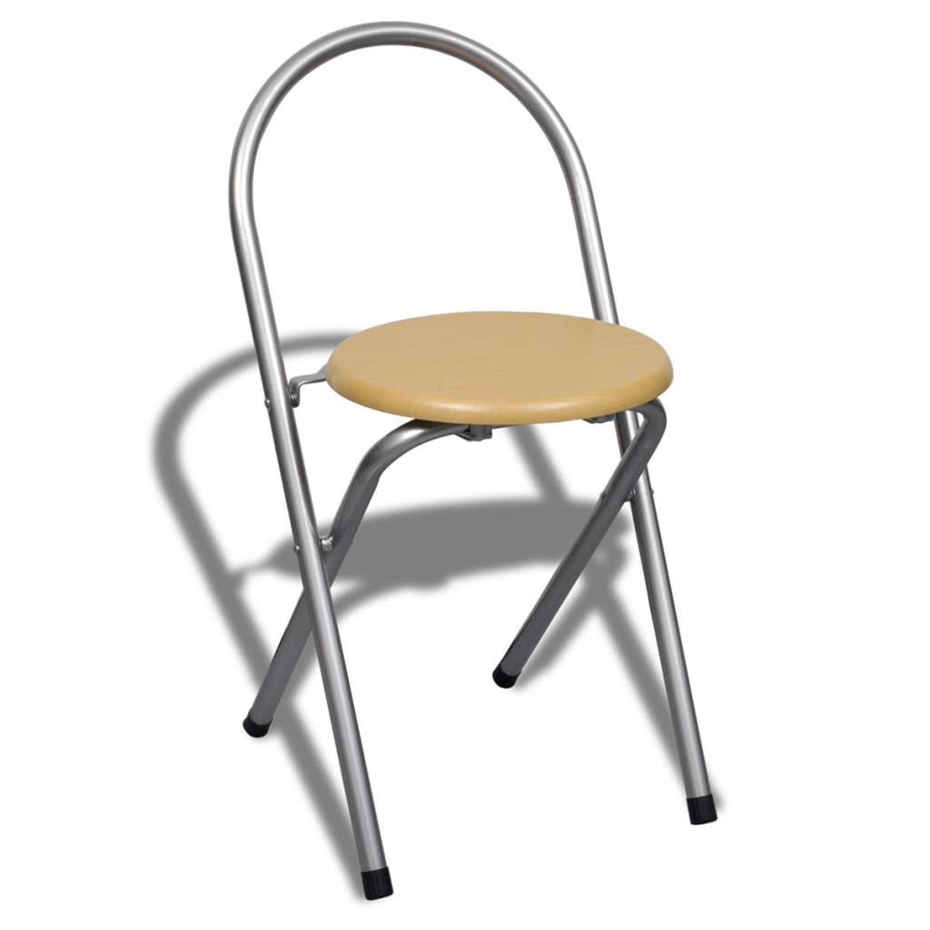 Set da Bar Pieghevole per Colazione con 2 Sgabelli - homemem39