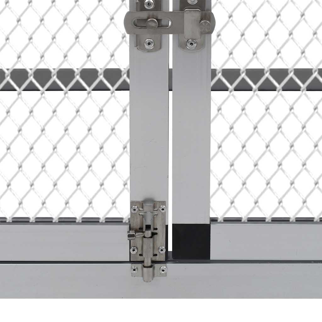 Pollaio con Rampe e Casetta di Nidificazione in Alluminio - homemem39