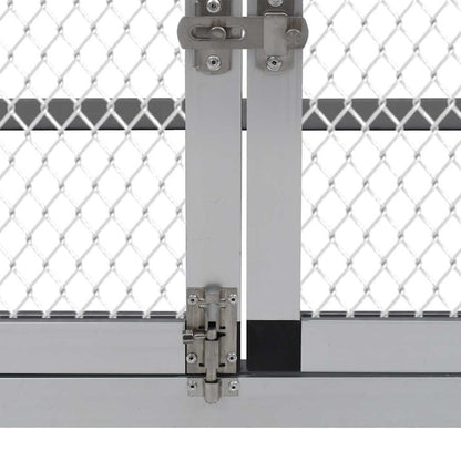 Pollaio con Rampe e Casetta di Nidificazione in Alluminio - homemem39