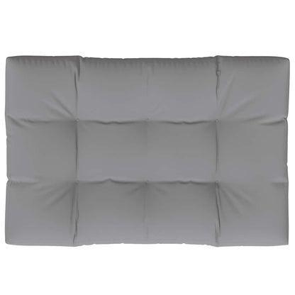 Cuscino per Pallet 120 x 80 x 12 cm Grigio in Tessuto | homemem39