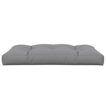 Cuscino per Pallet 120 x 80 x 12 cm Grigio in Tessuto | homemem39