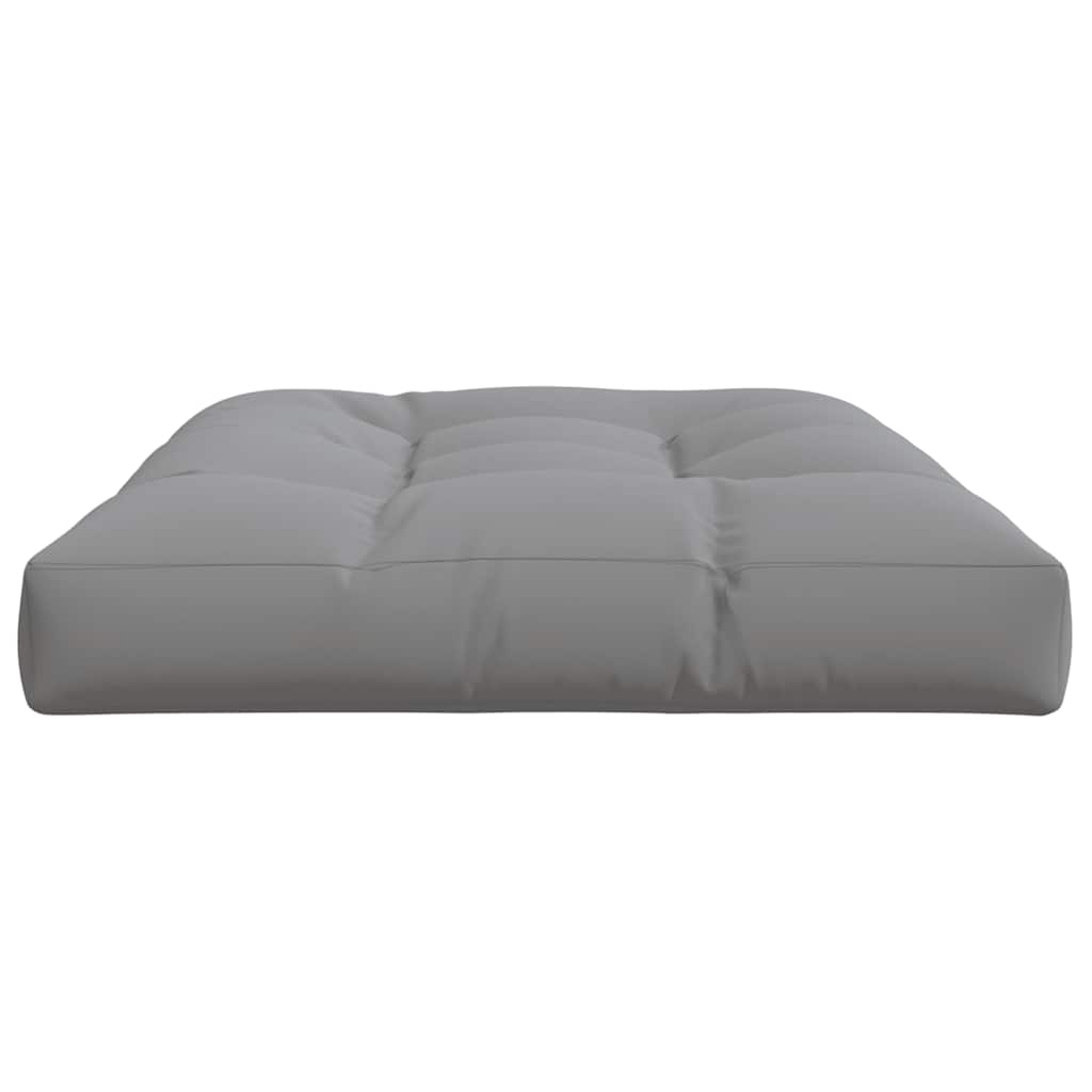 Cuscino per Pallet 120 x 80 x 12 cm Grigio in Tessuto | homemem39