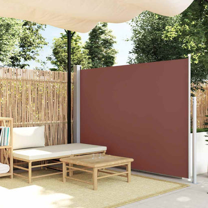 Tenda da Sole Laterale Retrattile 160 x 300 cm Marrone - homemem39