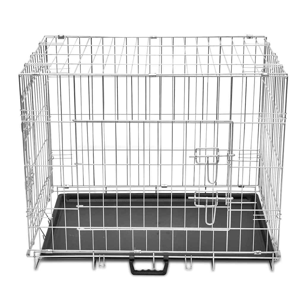 Gabbia di Trasporto Pieghevole per Cani L | homemem39