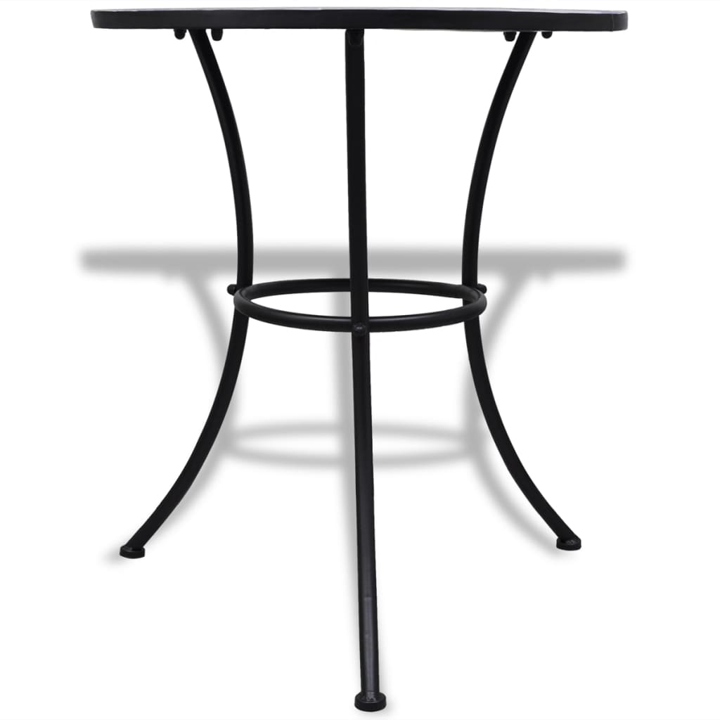 Tavolo da Bistrot Blu e Bianco 60 cm a Mosaico | homemem39