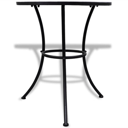 Tavolo da Bistrot Blu e Bianco 60 cm a Mosaico | homemem39