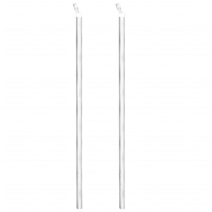 Recinzione a Rete con Pali e Spuntoni Acciaio Zincato 25x1,5 m | homemem39