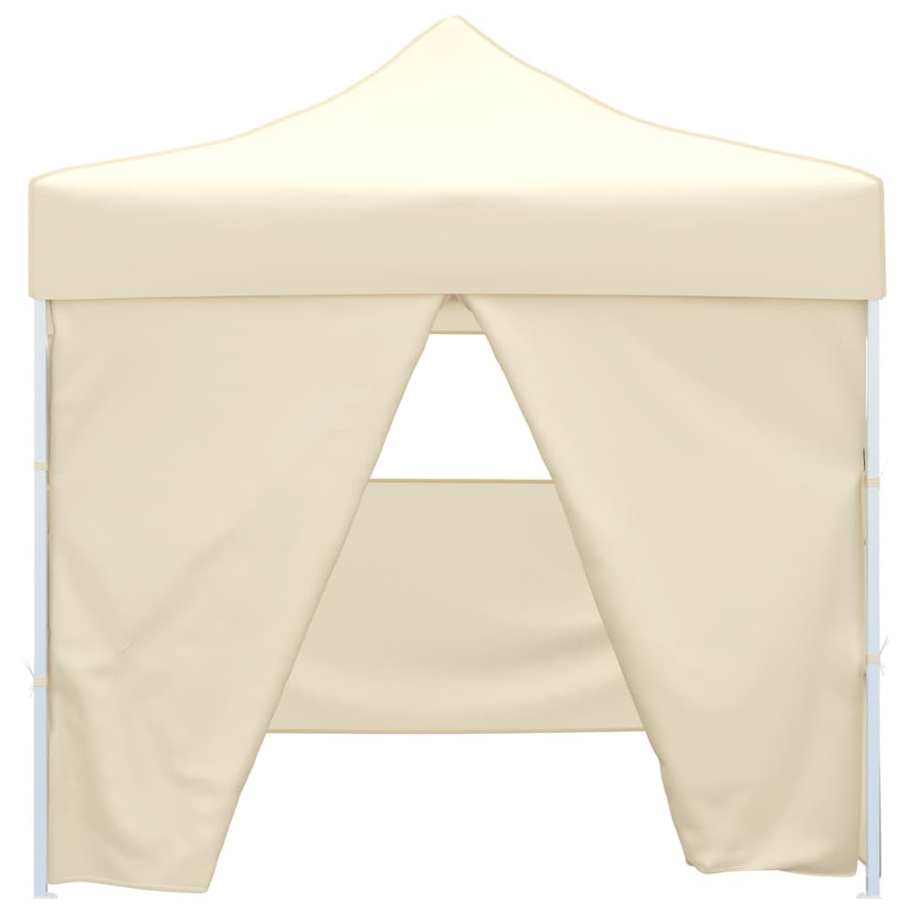 Tenda Pieghevole Crema 3 x 3 m con 4 Pareti - homemem39