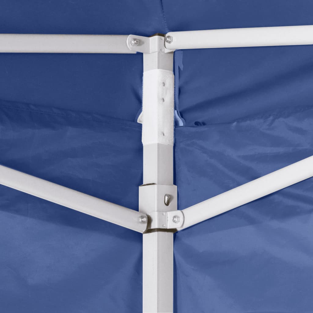 Tenda Pieghevole Blu 3 x 3 m con 4 Pareti | homemem39