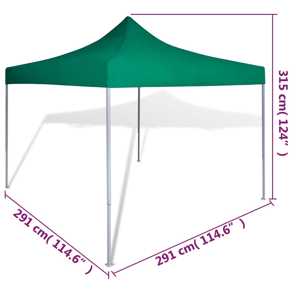 Tenda Pieghevole Verde 3 x 3 m | homemem39
