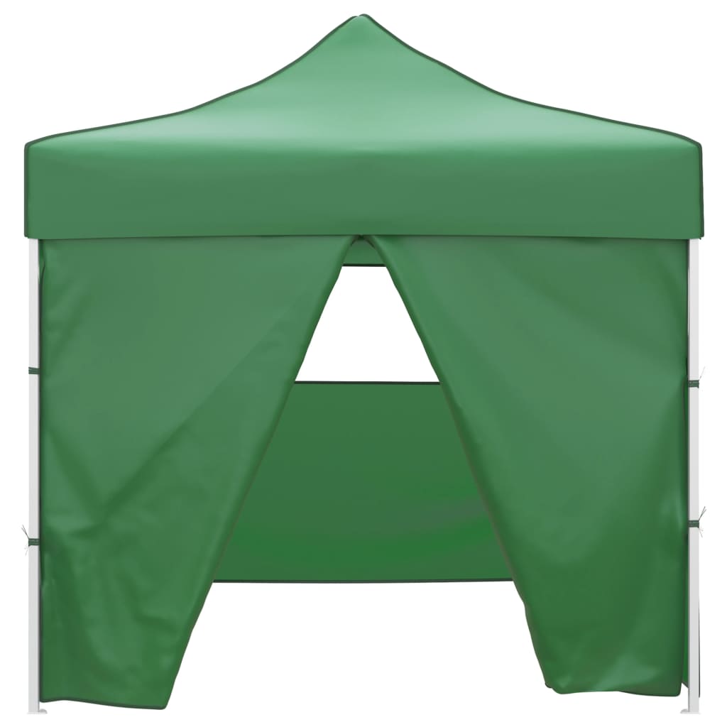 Tenda Pieghevole Verde 3 x 3 m con 4 Pareti - homemem39