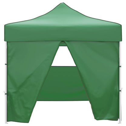 Tenda Pieghevole Verde 3 x 3 m con 4 Pareti - homemem39