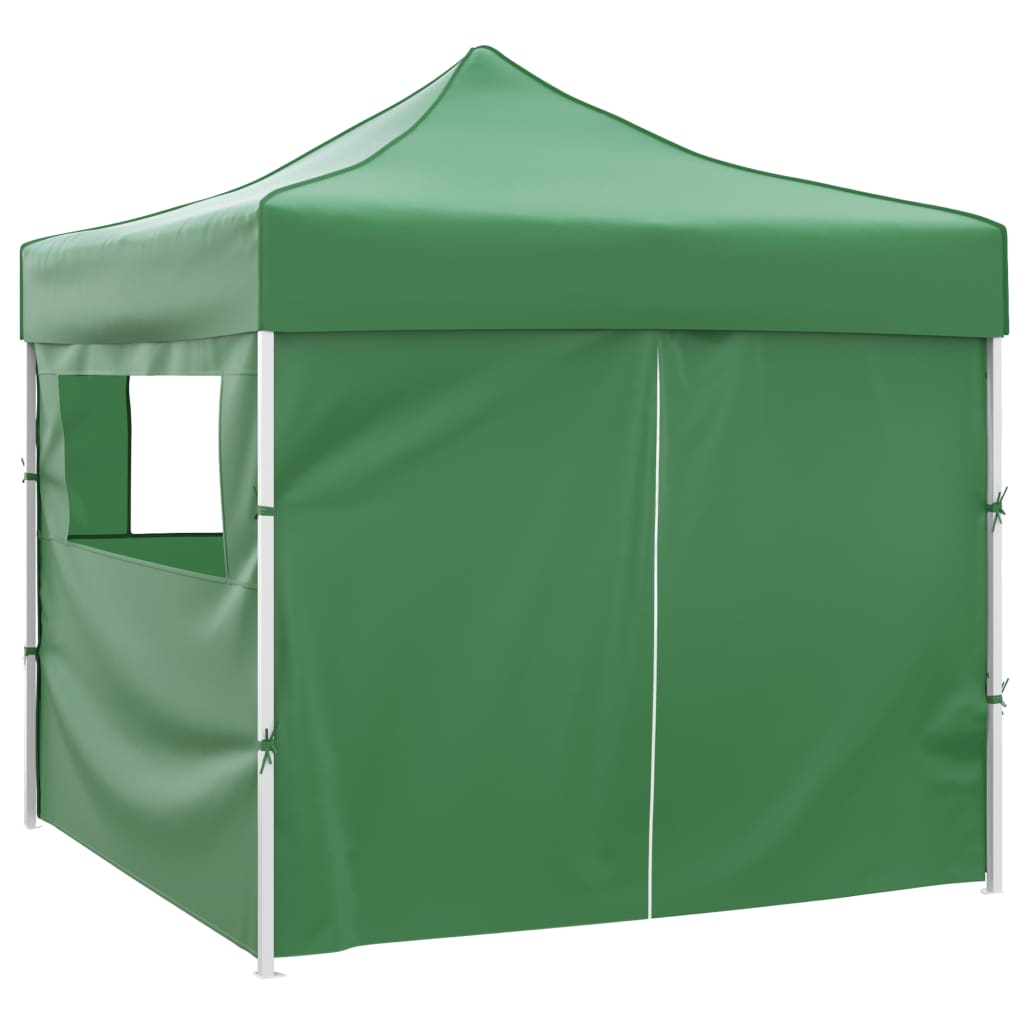 Tenda Pieghevole Verde 3 x 3 m con 4 Pareti - homemem39
