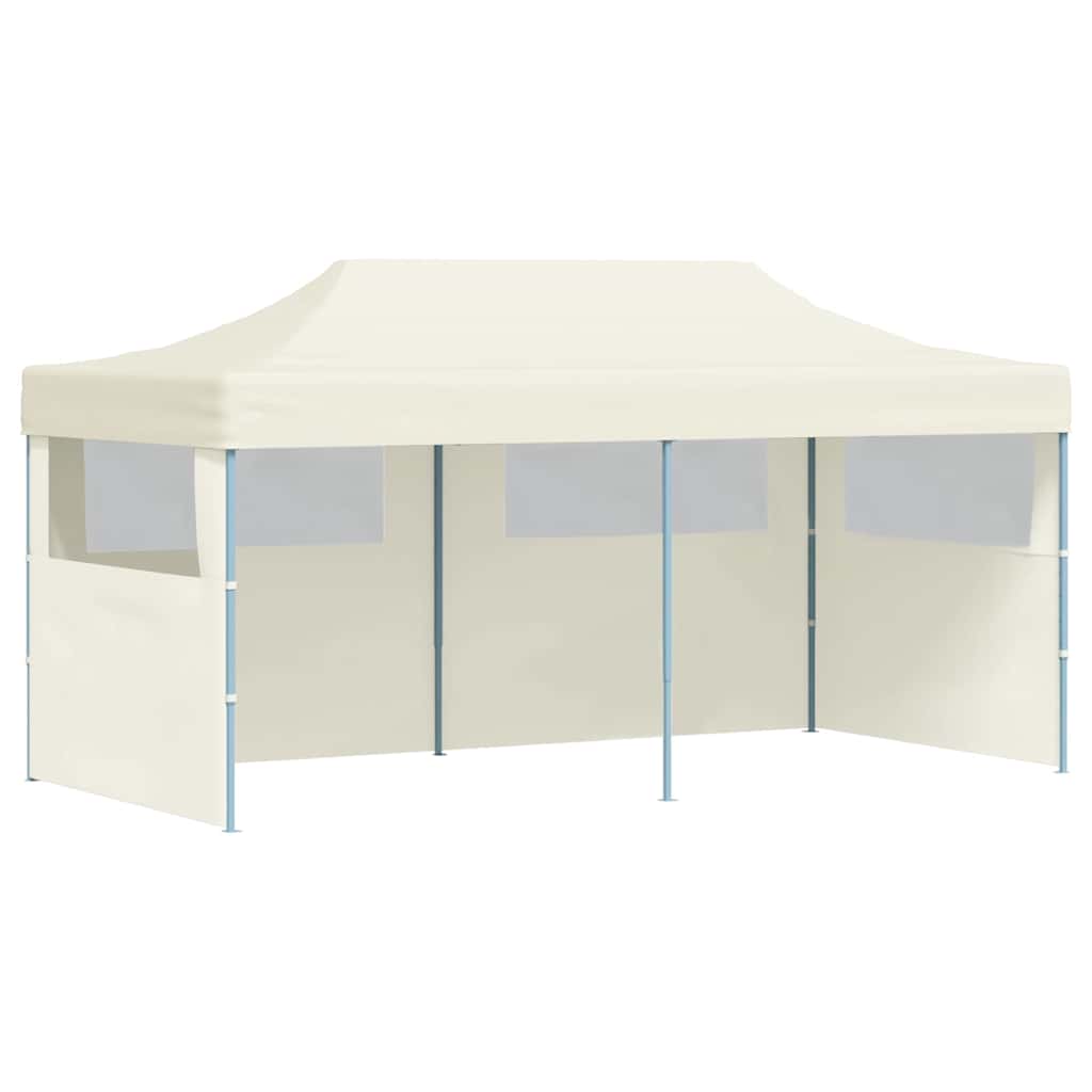 Tenda per Feste Pop-Up Pieghevole Crema 3 x 6 m