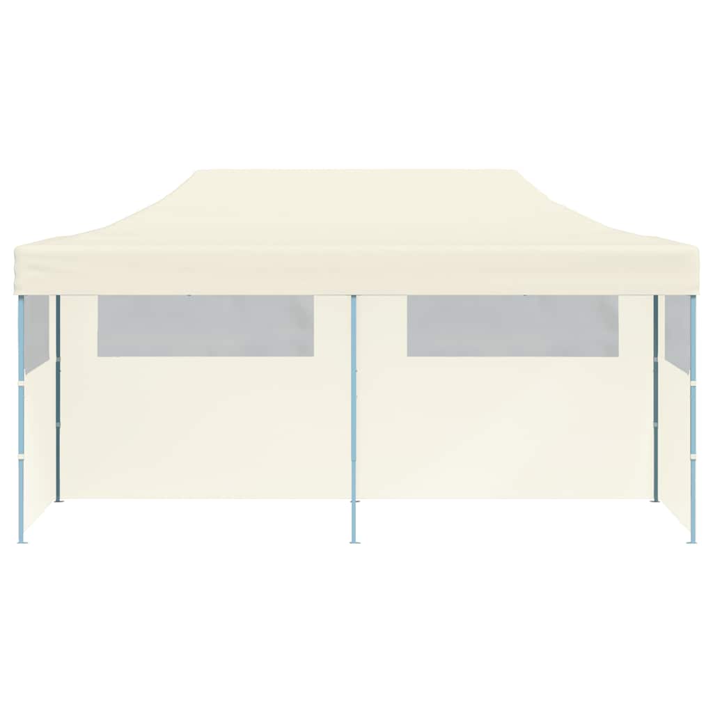 Tenda per Feste Pop-Up Pieghevole Crema 3 x 6 m