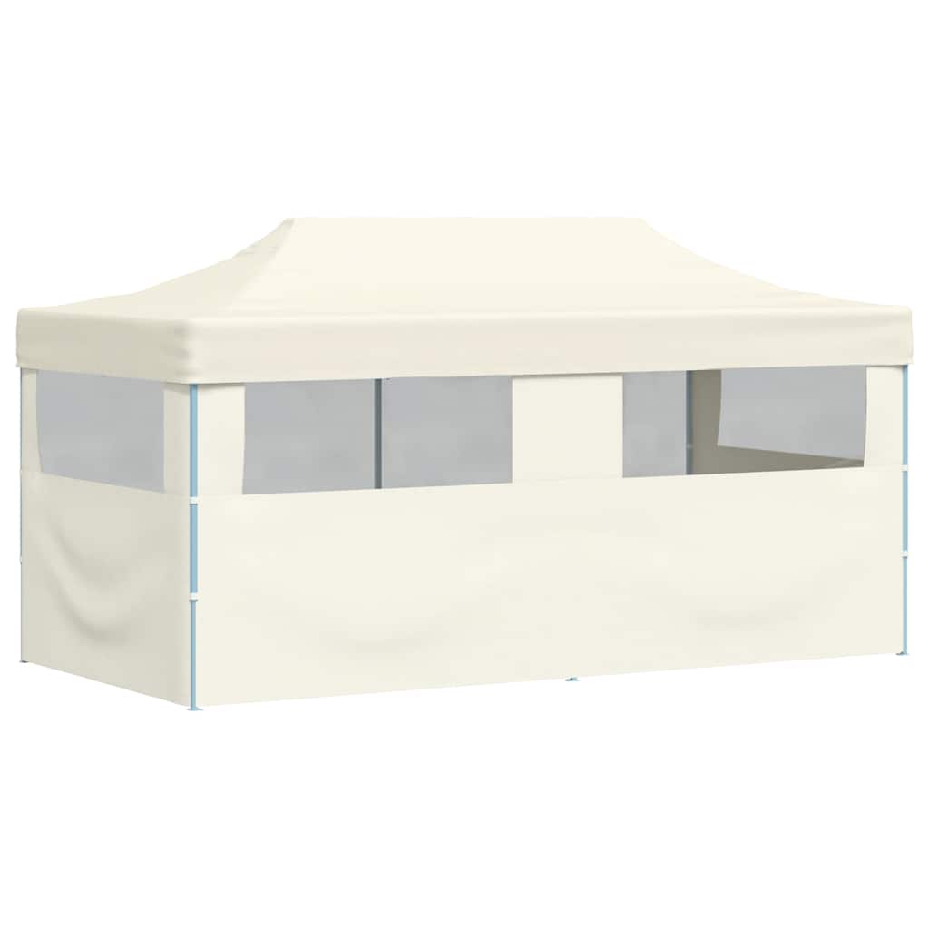 Tenda per Feste Pop-Up Pieghevole Crema 3 x 6 m