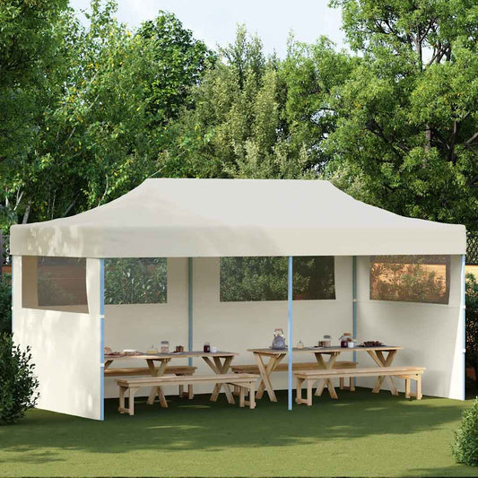Tenda per Feste Pop-Up Pieghevole Crema 3 x 6 m | homemem39