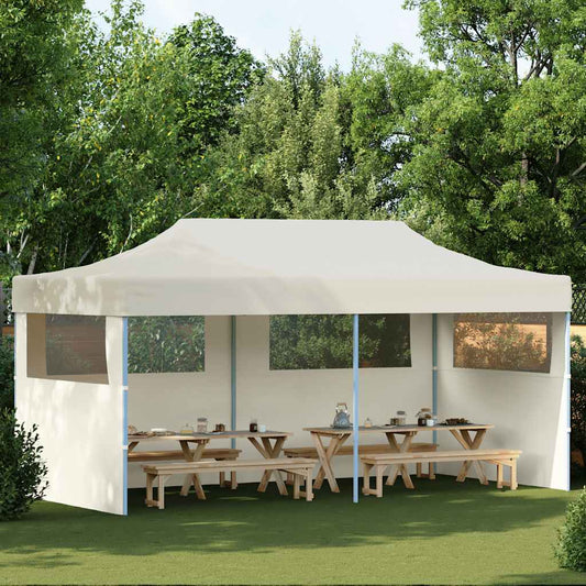 Tenda per Feste Pop-Up Pieghevole Crema 3 x 6 m - homemem39