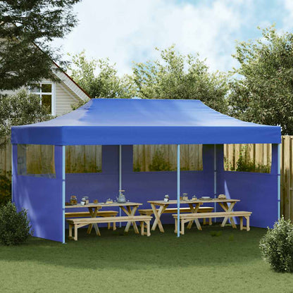 Tenda per Feste Pop-up Pieghevole Blu 3 x 6 m - homemem39