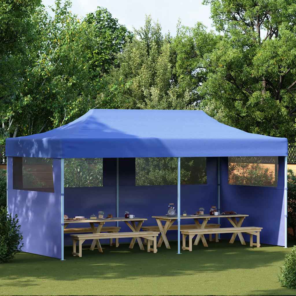 Tenda per Feste Pop-up Pieghevole Blu 3 x 6 m - homemem39