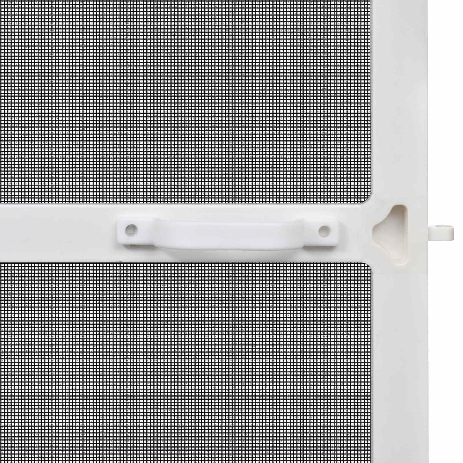 Schermo Insetti a Battente Bianco e Nero 100 x 215 cm | homemem39