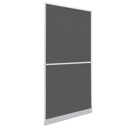 Schermo Insetti a Battente Bianco e Nero 100 x 215 cm | homemem39