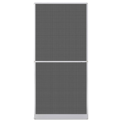 Schermo Insetti a Battente Bianco e Nero 100 x 215 cm | homemem39