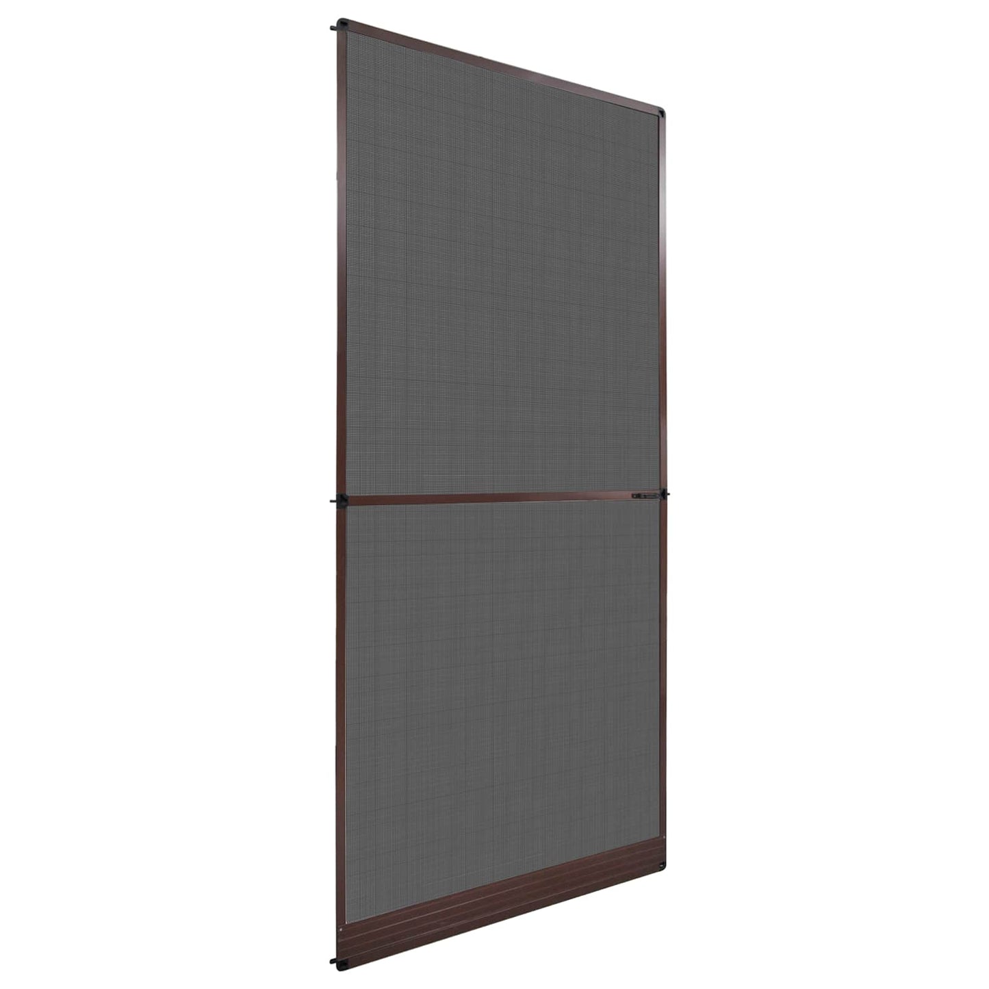 Schermo Insetti a Battente Marrone e Nero 100 x 215 cm | homemem39