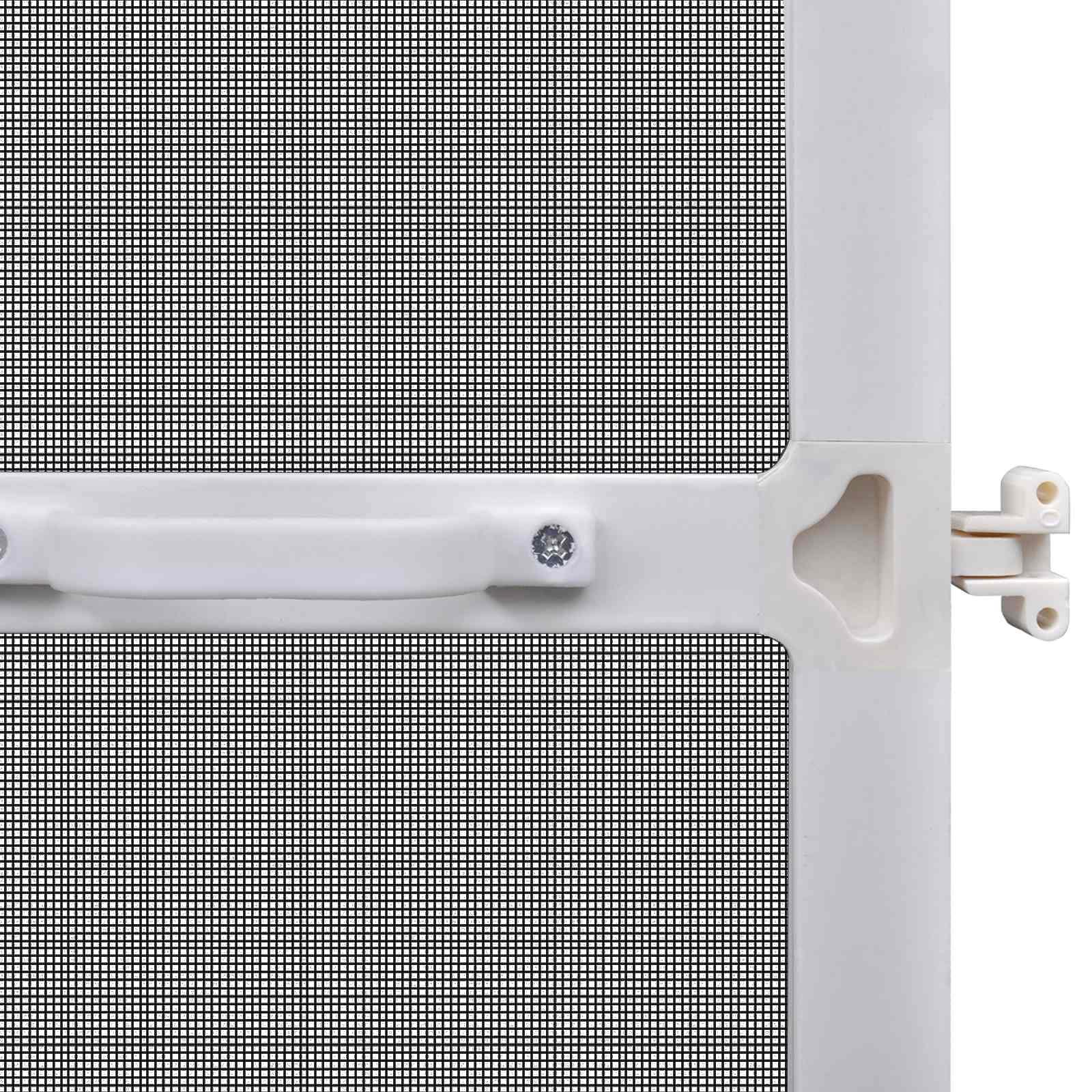 Schermo Insetti a Battente Bianco e Nero 120 x 240 cm | homemem39