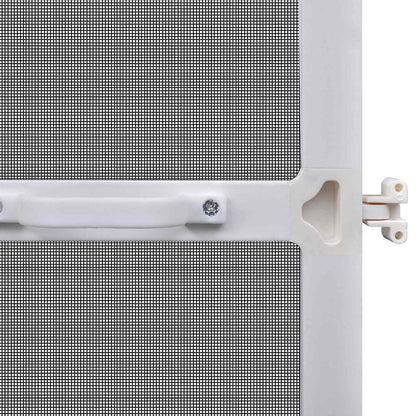 Schermo Insetti a Battente Bianco e Nero 120 x 240 cm | homemem39