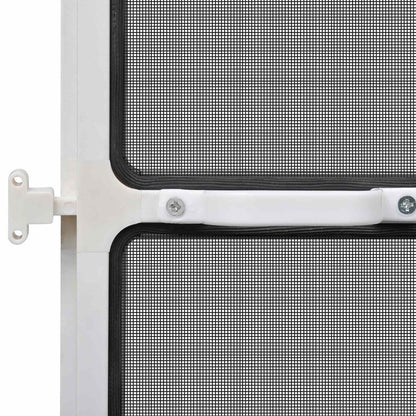 Schermo Insetti a Battente Bianco e Nero 120 x 240 cm | homemem39