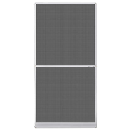 Schermo Insetti a Battente Bianco e Nero 120 x 240 cm | homemem39