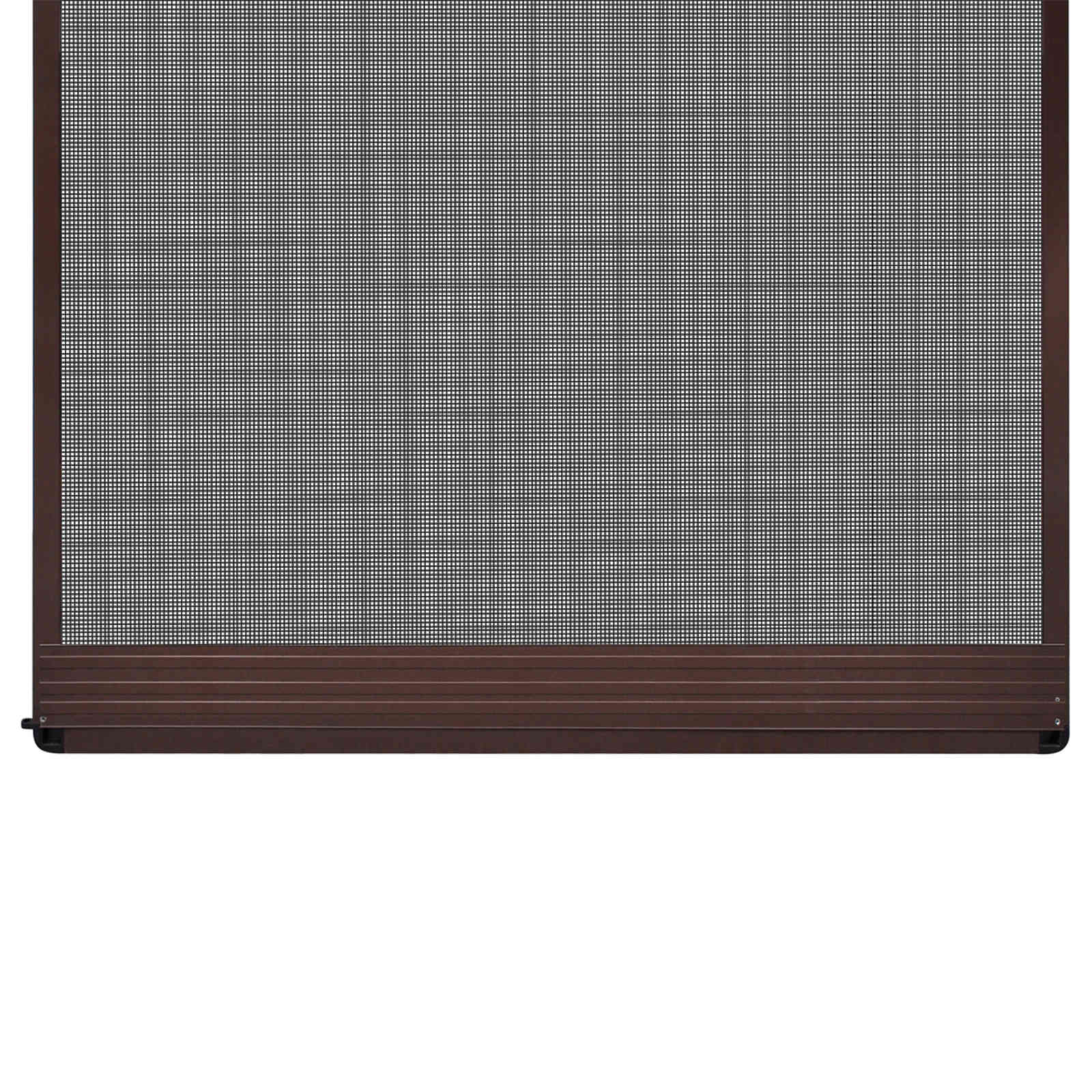 Schermo Insetti a Battente Marrone e Nero 120 x 240 cm | homemem39