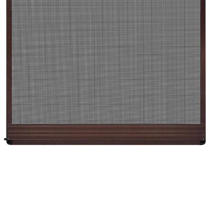 Schermo Insetti a Battente Marrone e Nero 120 x 240 cm | homemem39