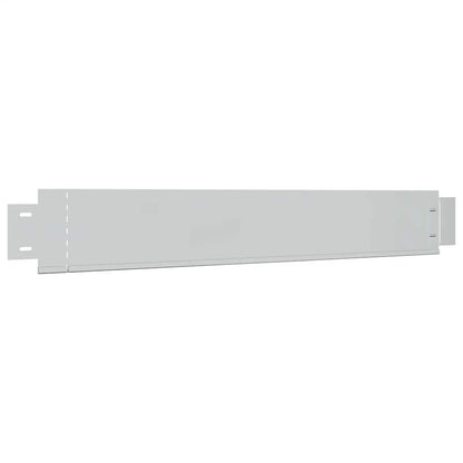 Set 5 pz Bordo prato flessibile in acciaio galvanizzato 100 x 14 cm | homemem39