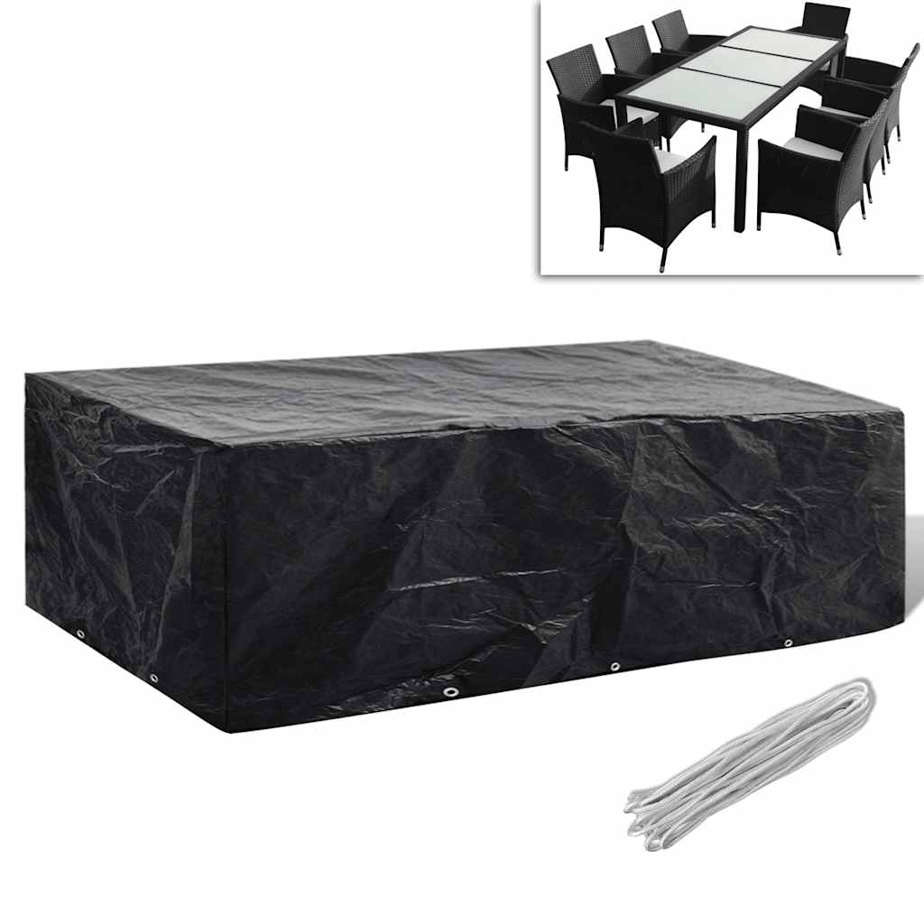 Copertura per Mobili da Giardino con 8 Occhielli 300x140x90 cm | homemem39
