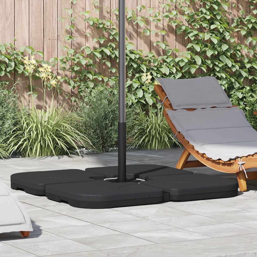 Base per Ombrellone Portatile Riempibile con Sabbia/Acqua 60 L - homemem39