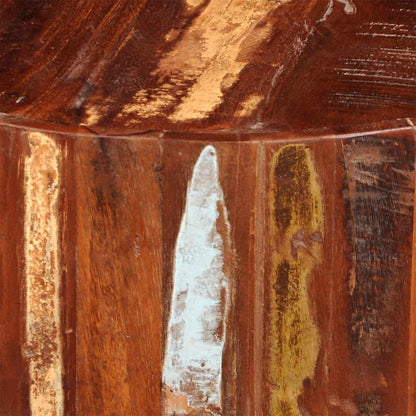 Tavolino da Salotto in Legno Massello di Recupero Rotondo | homemem39