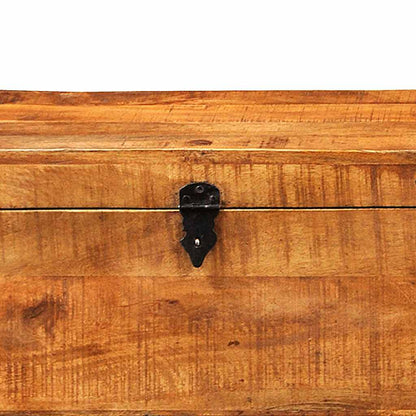 Casse di Stoccaggio 2 pz in Legno Ruvido di Mango | homemem39