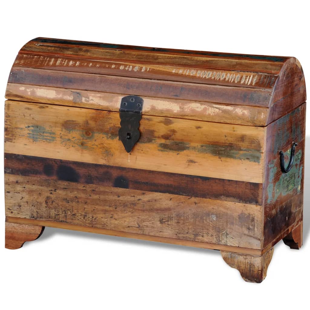 Cassa di Stoccaggio in Legno Massello di Recupero | homemem39