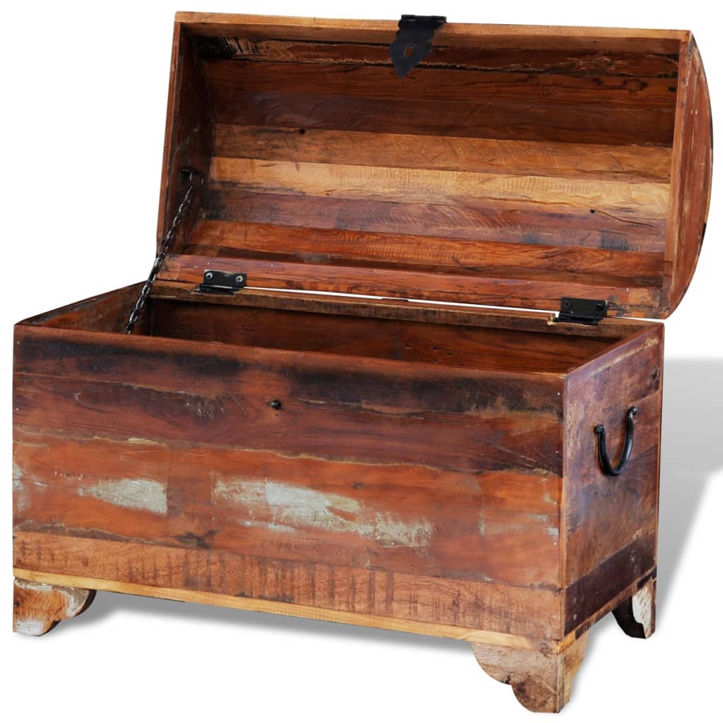 Cassa di Stoccaggio in Legno Massello di Recupero | homemem39